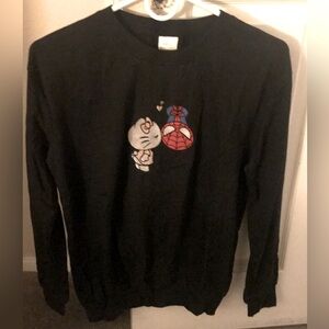 HelloKitty and Spiderman Crewneck